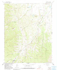 Download a high-resolution, GPS-compatible USGS topo map for Cuchara, CO (1986 edition)