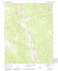 Download a high-resolution, GPS-compatible USGS topo map for Cucharas Pass, CO (1986 edition)