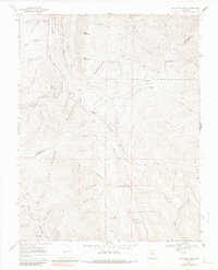 Download a high-resolution, GPS-compatible USGS topo map for Cucharas Pass, CO (1986 edition)