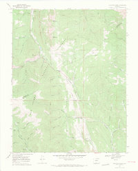 Download a high-resolution, GPS-compatible USGS topo map for Cucharas Pass, CO (1971 edition)