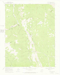 preview thumbnail of historical topo map of Huerfano County, CO in 1967