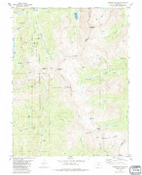 Download a high-resolution, GPS-compatible USGS topo map for Cumberland Pass, CO (1987 edition)
