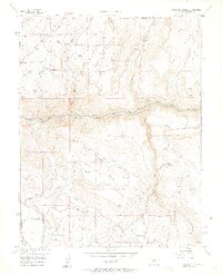preview thumbnail of historical topo map of Gunnison County, CO in 1956