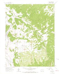 Download a high-resolution, GPS-compatible USGS topo map for Dallas, CO (1966 edition)