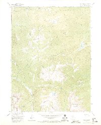 Download a high-resolution, GPS-compatible USGS topo map for Davis Peak, CO (1970 edition)