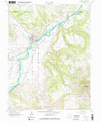 Download a high-resolution, GPS-compatible USGS topo map for De Beque, CO (1984 edition)
