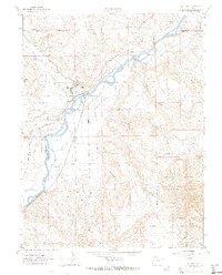Download a high-resolution, GPS-compatible USGS topo map for De Beque, CO (1964 edition)