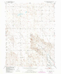 Download a high-resolution, GPS-compatible USGS topo map for Dead Horse Springs, CO (1984 edition)