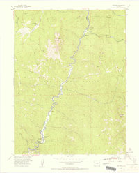 Download a high-resolution, GPS-compatible USGS topo map for Deckers, CO (1955 edition)