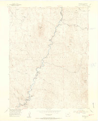 Download a high-resolution, GPS-compatible USGS topo map for Deckers, CO (1955 edition)