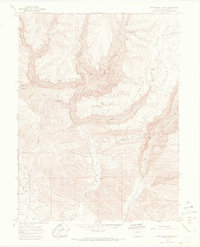 Download a high-resolution, GPS-compatible USGS topo map for Deep Creek Point, CO (1969 edition)