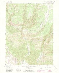 preview thumbnail of historical topo map of Garfield County, CO in 1966