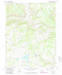 Download a high-resolution, GPS-compatible USGS topo map for Deep Lake, CO (1988 edition)