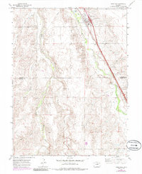 Download a high-resolution, GPS-compatible USGS topo map for Deer Trail, CO (1985 edition)