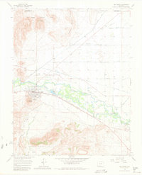 preview thumbnail of historical topo map of Del Norte, CO in 1966