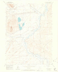 Download a high-resolution, GPS-compatible USGS topo map for Delaney Butte, CO (1965 edition)