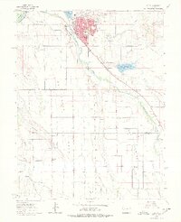 1962 Map of Delta, 1978 Print