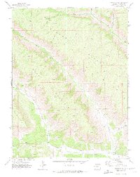 preview thumbnail of historical topo map of Garfield County, CO in 1971