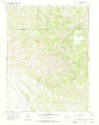 1966 Map of Devils Hole Gulch, 1977 Print