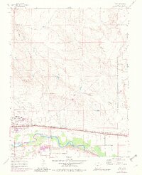 preview thumbnail of historical topo map of Pueblo County, CO in 1960
