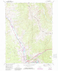 Download a high-resolution, GPS-compatible USGS topo map for Dillon, CO (1988 edition)