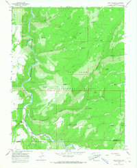 Download a high-resolution, GPS-compatible USGS topo map for Doe Canyon, CO (1968 edition)