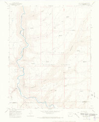 Download a high-resolution, GPS-compatible USGS topo map for Doe Canyon, CO (1968 edition)