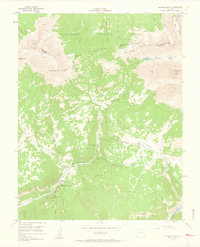 Download a high-resolution, GPS-compatible USGS topo map for Dolores Peak, CO (1963 edition)