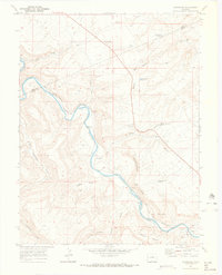 Download a high-resolution, GPS-compatible USGS topo map for Dominguez, CO (1972 edition)