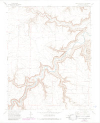 Download a high-resolution, GPS-compatible USGS topo map for Doss Canyon North, CO (1985 edition)