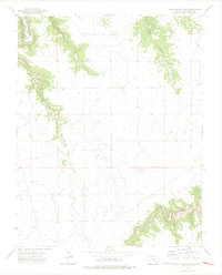 Download a high-resolution, GPS-compatible USGS topo map for Doss Canyon South, CO (1975 edition)