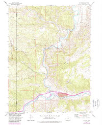 Download a high-resolution, GPS-compatible USGS topo map for Dotsero, CO (1988 edition)