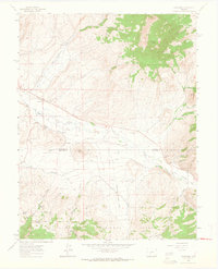 preview thumbnail of historical topo map of Gunnison County, CO in 1962