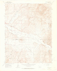preview thumbnail of historical topo map of Gunnison County, CO in 1962