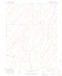 preview thumbnail of historical topo map of Montrose County, CO in 1973
