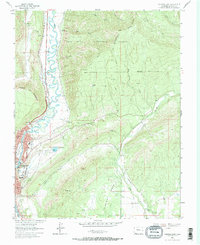 Download a high-resolution, GPS-compatible USGS topo map for Durango East, CO (1971 edition)