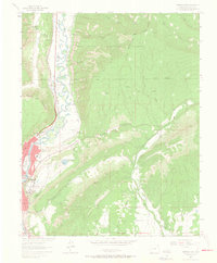 Download a high-resolution, GPS-compatible USGS topo map for Durango East, CO (1965 edition)