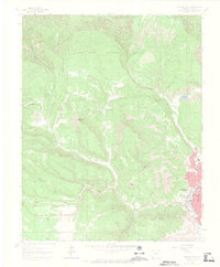 Download a high-resolution, GPS-compatible USGS topo map for Durango West, CO (1970 edition)