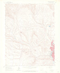 Download a high-resolution, GPS-compatible USGS topo map for Durango West, CO (1970 edition)