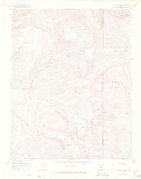 Download a high-resolution, GPS-compatible USGS topo map for El Valle Creek, CO (1971 edition)