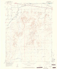 preview thumbnail of historical topo map of Otero County, CO in 1954