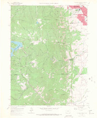 Download a high-resolution, GPS-compatible USGS topo map for Eldorado Springs, CO (1967 edition)