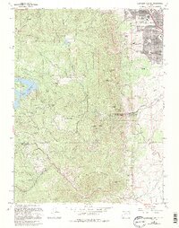 1965 Map of Eldorado Springs, 1994 Print