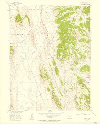 preview thumbnail of historical topo map of Park County, CO in 1956