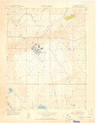 preview thumbnail of historical topo map of El Paso County, CO in 1950