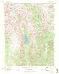 1973 Map of Emerald Lake, 1984 Print
