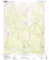 Download a high-resolution, GPS-compatible USGS topo map for Engineer Mountain, CO (1992 edition)