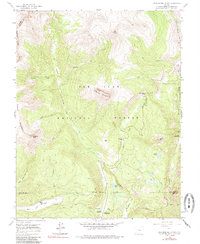 Download a high-resolution, GPS-compatible USGS topo map for Engineer Mountain, CO (1985 edition)