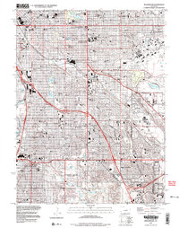preview thumbnail of historical topo map of Englewood, CO in 1997