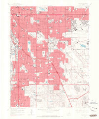 Download a high-resolution, GPS-compatible USGS topo map for Englewood, CO (1967 edition)